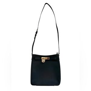 Michael Kors Black Crossbody Bag with Gold Hardware